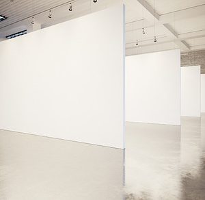 Gallery Interior Canvas Mockup