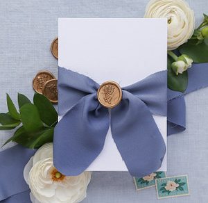 Wedding Stationery with Wax Seal