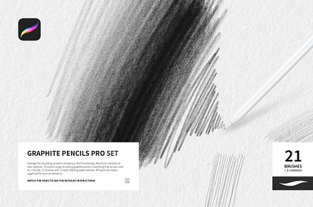 Graphite Pencils for Procreate