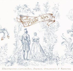 The romantic Middle Ages clipart set