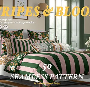 Stripes, Plaids & Floral Pattern
