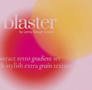 BLASTER Retro Gradient Textures