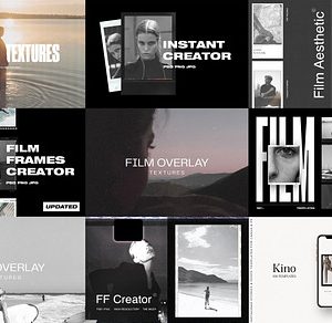FILM FRAMES & TEXTURES BUNDLE