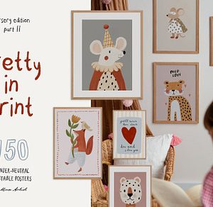 Pretty in Print - 150 Kids Posters