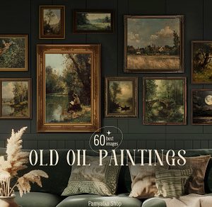 Old oil paintings - Vintage art