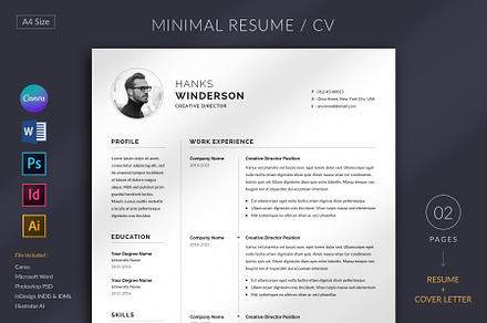 Two-Column Resume and CV