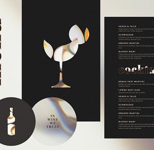 Bar Drinks Menu
