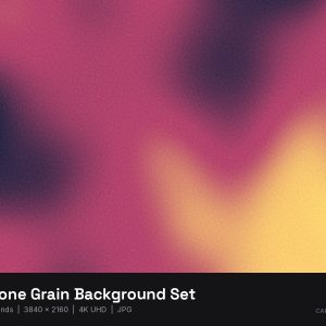 Duotone Grain Background Set