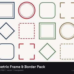 Geometric Frame & Border Pack