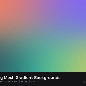 Grainy Mesh Gradient Backgrounds