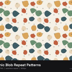 Organic Blob Repeat Patterns
