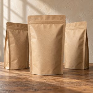 Kraft Coffee Bag Mockup Set
