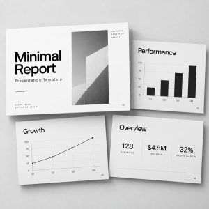 Minimal Report Deck Template