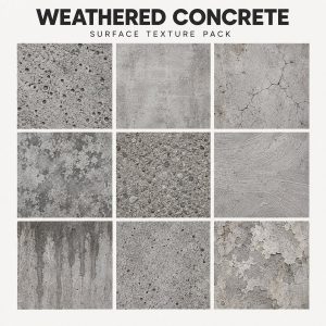Weathered Concrete Surface Pack